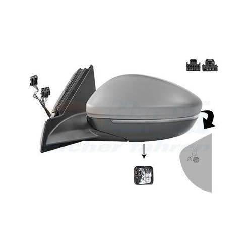 VAN WEZEL Au&szlig;enspiegel * HAGUS * 4043827