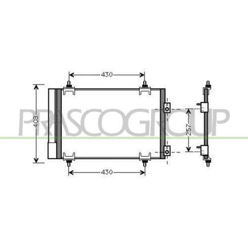 PRASCO Kondensator, Klimaanlage PrascoSelection CI424C002