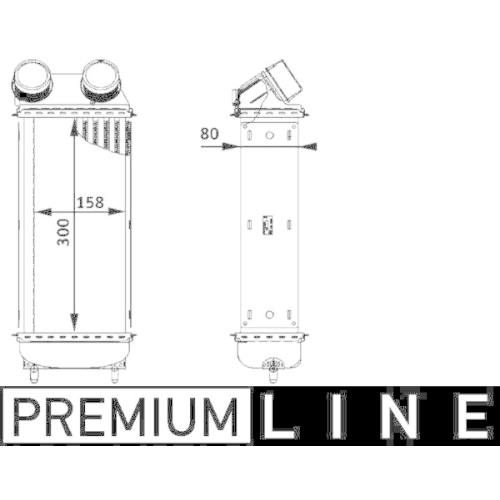 MAHLE Ladeluftk&uuml;hler BEHR *** PREMIUM LINE *** CI 86 000P