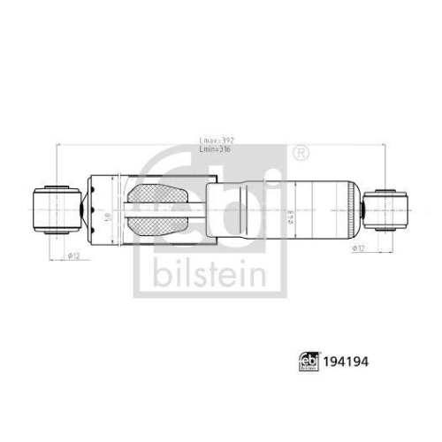 FEBI BILSTEIN Sto&szlig;d&auml;mpfer 194194