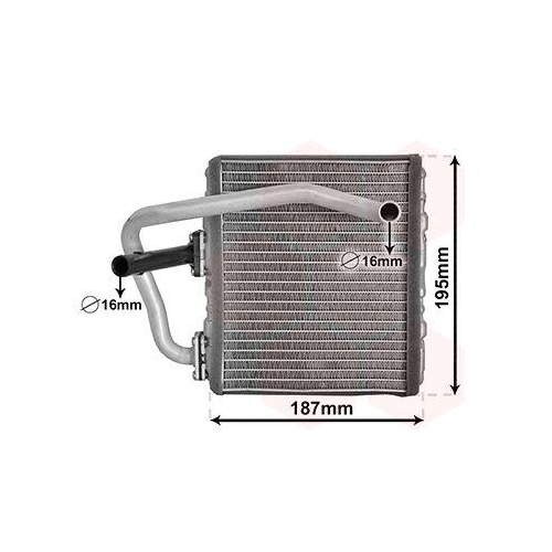 VAN WEZEL W&auml;rmetauscher, Innenraumheizung *** IR PLUS *** 51006108
