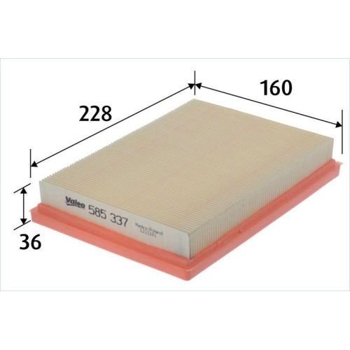 VALEO Luftfilter 585337