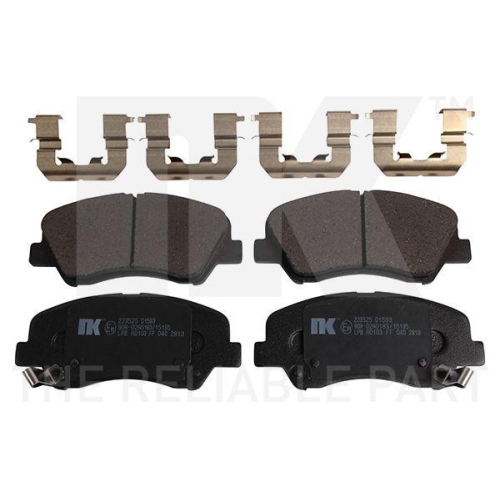 NK Bremsbelagsatz, Scheibenbremse 223525