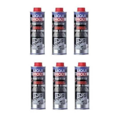 6x Pro-Line JetClean Diesel-System-Reiniger Ablagerung 500ml LIQUIMOLY 5154