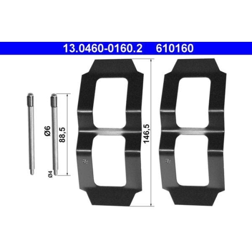 ATE Zubehörsatz, Scheibenbremsbelag