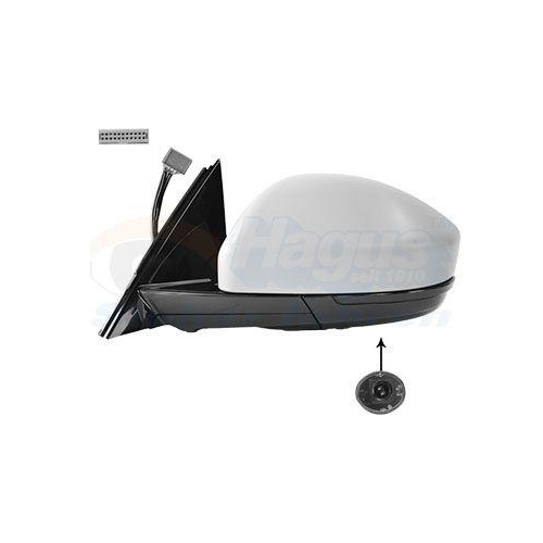 VAN WEZEL Au&szlig;enspiegel * HAGUS * 7719817