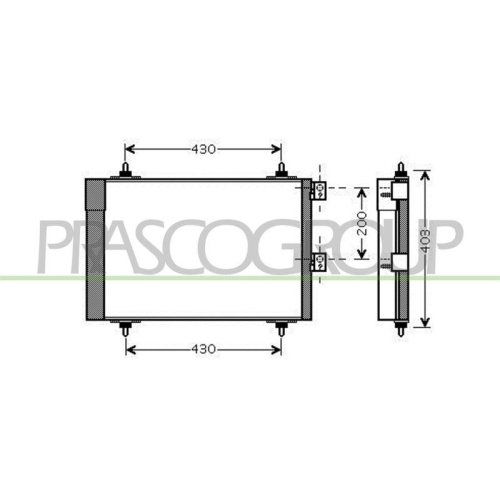 PRASCO Kondensator, Klimaanlage PrascoSelection CI715C002
