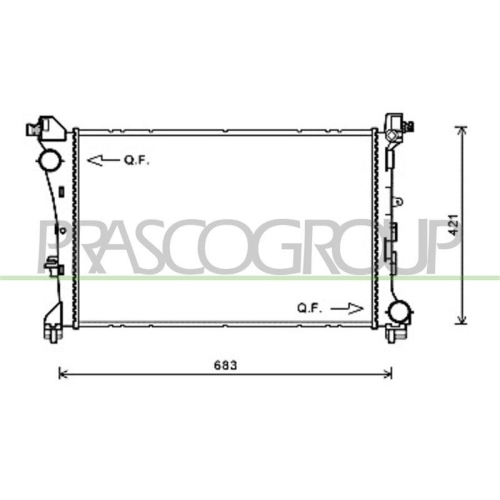 PRASCO K&uuml;hler, Motork&uuml;hlung PrascoSelection FT040R002