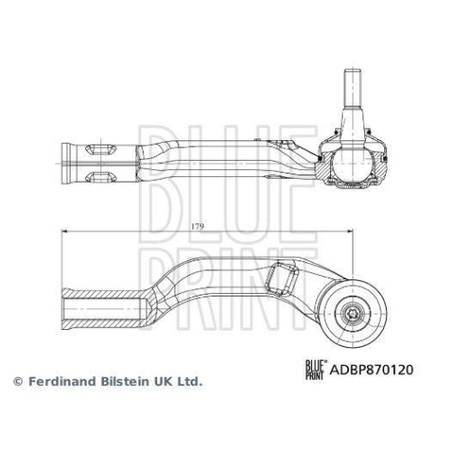 BLUE PRINT Spurstangenkopf ADBP870120