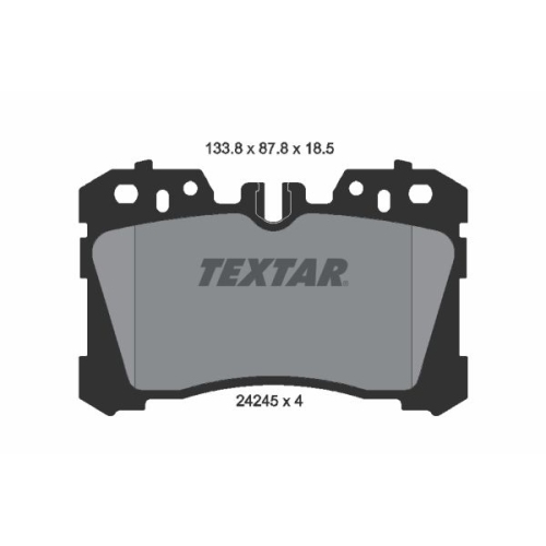 TEXTAR Bremsbelagsatz, Scheibenbremse 2424501