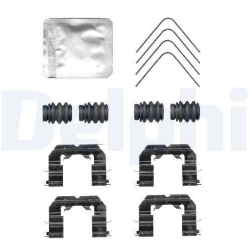 DELPHI Zubeh&ouml;rsatz, Scheibenbremsbelag LX0765