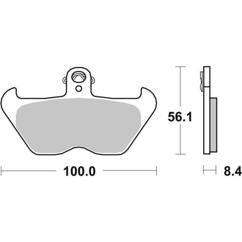 BREMBO Bremsbelagsatz, Scheibenbremse PRIME - Sinter - SA 07BB24SA