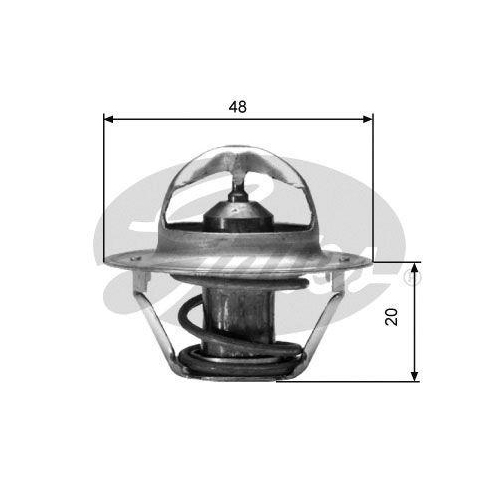 GATES Thermostat, K&uuml;hlmittel TH00391G2