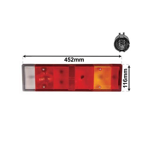 VAN WEZEL Heckleuchte 2812926