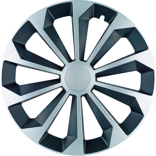 CAR1 Radzierblendenset Satz Fame Night zweifarbig matt 15 Zoll 4 St&uuml;ck CO6195