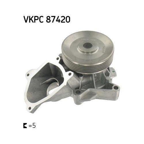 SKF Wasserpumpe, Motork&uuml;hlung VKPC 87420