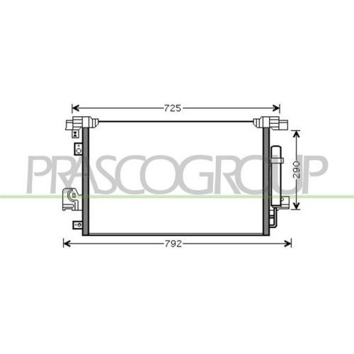 PRASCO Kondensator, Klimaanlage PrascoSelection CI802C001