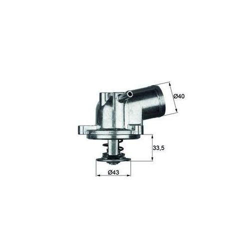 MAHLE Thermostat, K&uuml;hlmittel BEHR TI 21 71