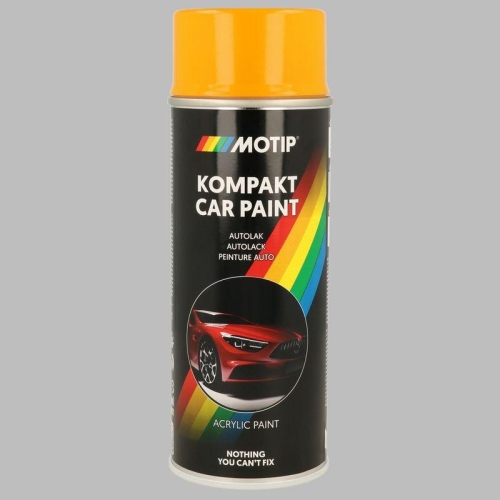 Spr&uuml;hfarbe Autolack Kompakt Spray Kompakt 43220 gelb hochgl&auml;nzend 400ml MOTIP