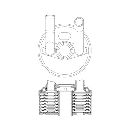 MAHLE Ölkühler, Automatikgetriebe BEHR CLC 184 000S