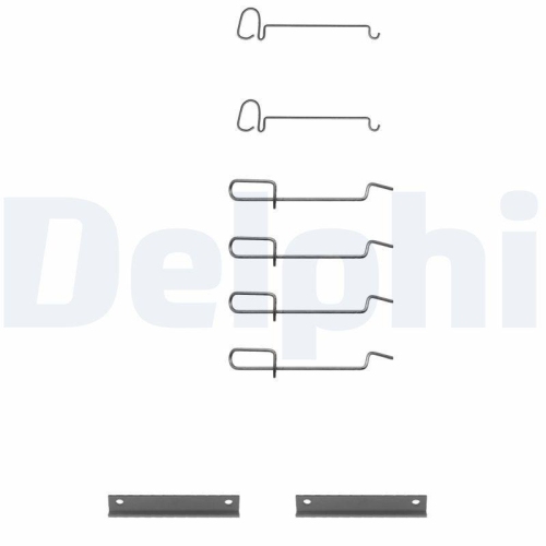 DELPHI Zubeh&ouml;rsatz, Scheibenbremsbelag LX0080