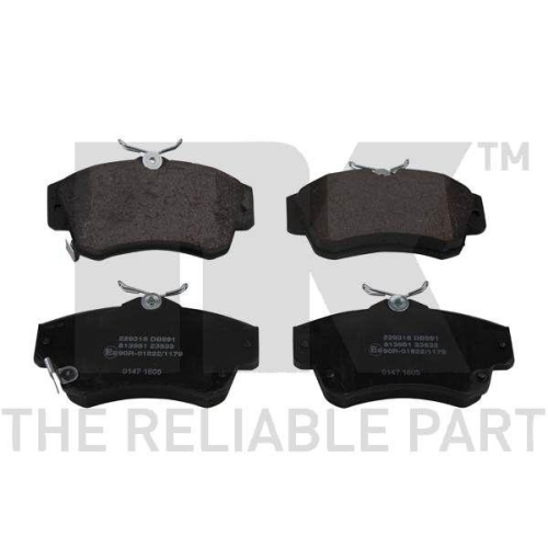 NK Bremsbelagsatz, Scheibenbremse 229316