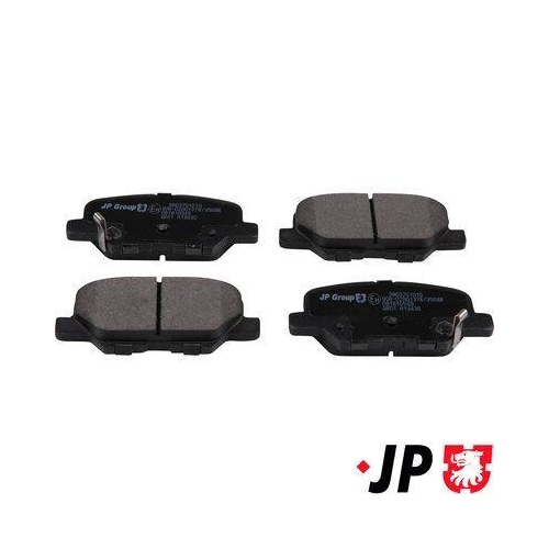 JP GROUP Bremsbelagsatz, Scheibenbremse JP 3863701010