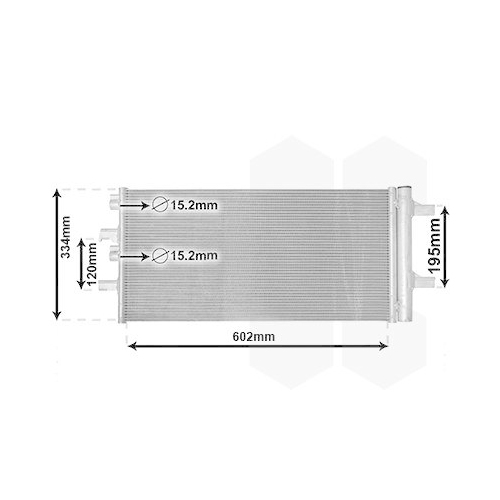 VAN WEZEL Kondensator, Klimaanlage 06015702