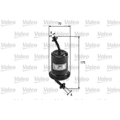 VALEO Kraftstofffilter 587037