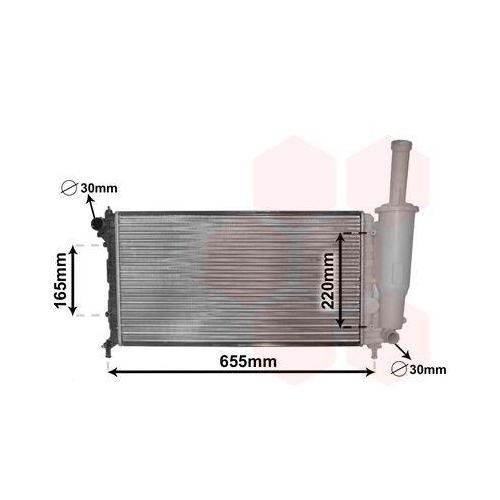 VAN WEZEL K&uuml;hler, Motork&uuml;hlung 17002218