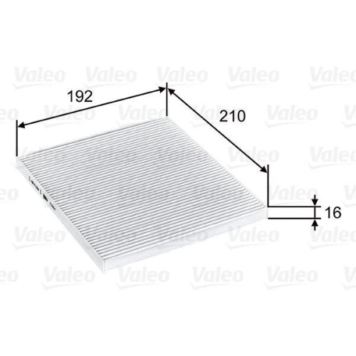 VALEO Filter, Innenraumluft VALEO ESSENTIAL 715807