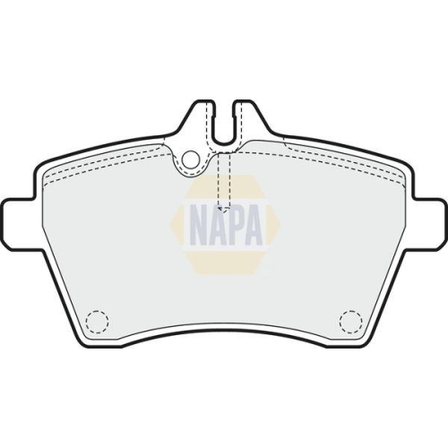 NAPA Bremsbelagsatz, Scheibenbremse NAPA NBP1427