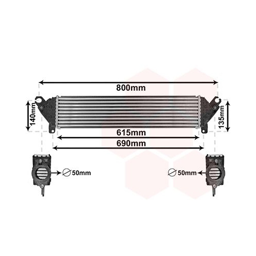 VAN WEZEL Ladeluftk&uuml;hler 27004277