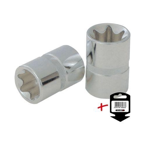 1/2 Zoll CHROMEplus Torx-E-Stecknuss, E14 auf H&auml;nger KS TOOLS 918.1277-E