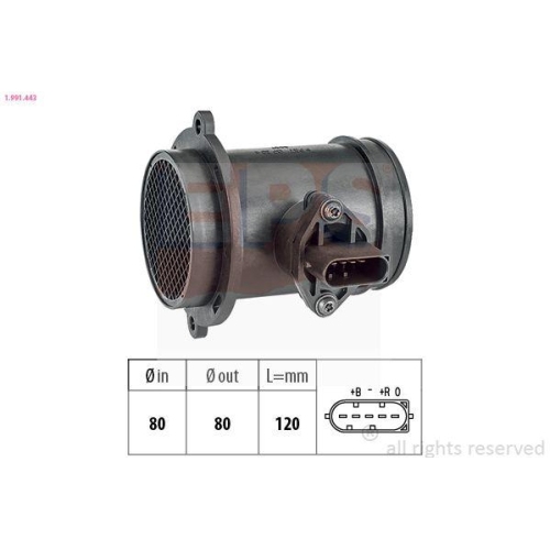 EPS Luftmassenmesser Made in Italy - OE Equivalent