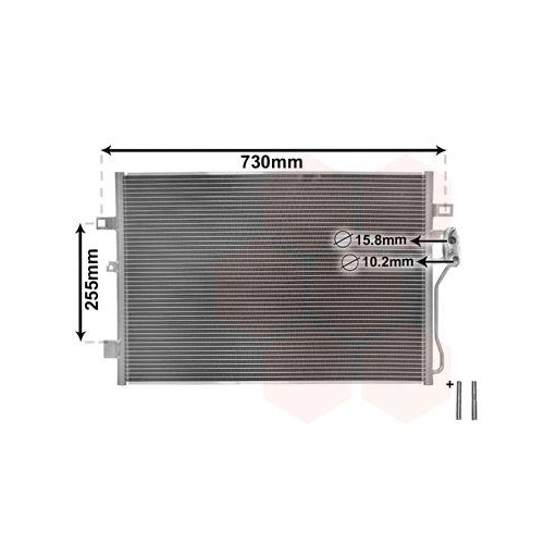 VAN WEZEL Kondensator, Klimaanlage *** IR PLUS *** 07005139