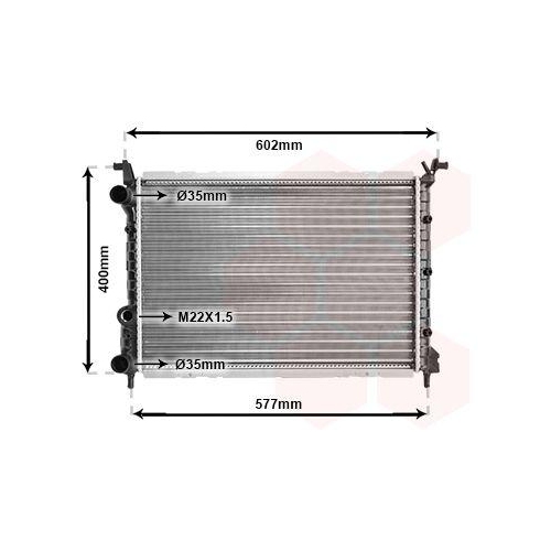 VAN WEZEL K&uuml;hler, Motork&uuml;hlung 17002232