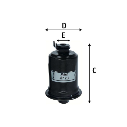 VALEO Kraftstofffilter 587212