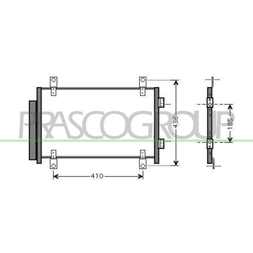 PRASCO Kondensator, Klimaanlage PrascoSelection CI952C001