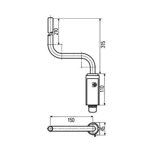 HELLA Halter, Au&szlig;enspiegel 8HG 561 107-001