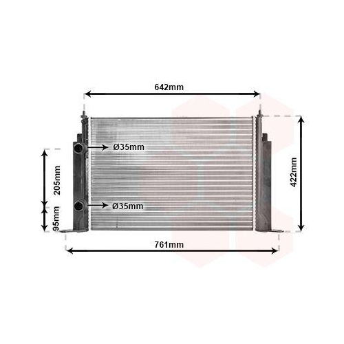 VAN WEZEL K&uuml;hler, Motork&uuml;hlung 17002244