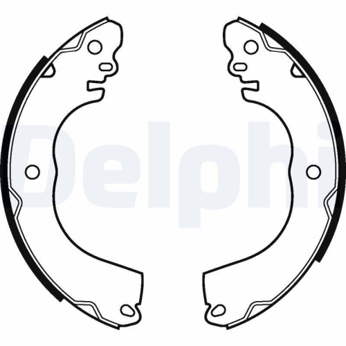 DELPHI Bremsbackensatz LS2111