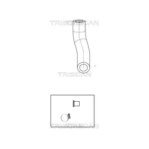 TRISCAN Hydraulikschlauch, Lenkung 8516 29069