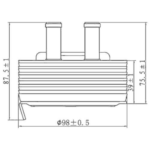 MAHLE &Ouml;lk&uuml;hler, Motor&ouml;l BEHR CLC 197 000S