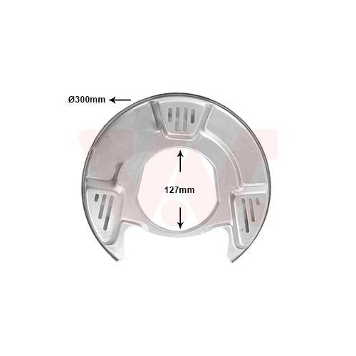 VAN WEZEL Spritzblech, Bremsscheibe 5304373