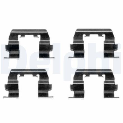 DELPHI Zubeh&ouml;rsatz, Scheibenbremsbelag LX0411