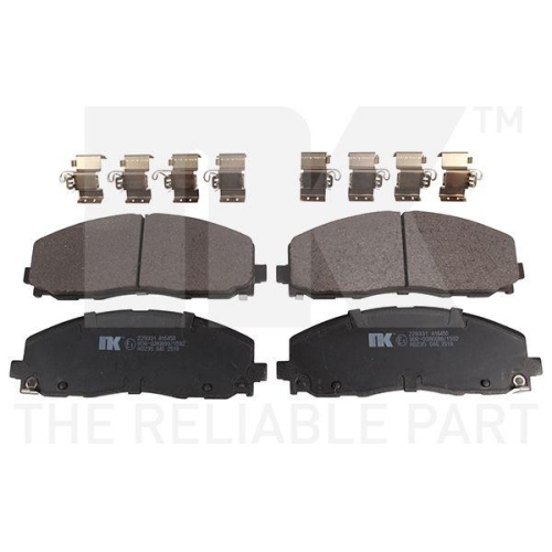 NK Bremsbelagsatz, Scheibenbremse 229331