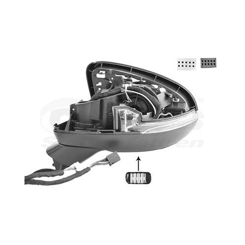 VAN WEZEL Au&szlig;enspiegel * HAGUS * 2946859