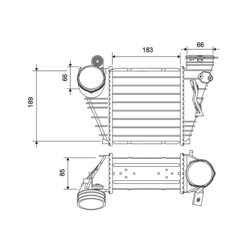 VALEO Ladeluftk&uuml;hler 822952