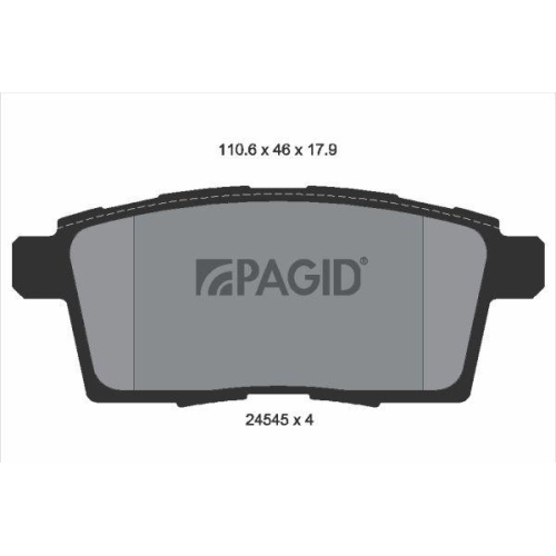 PAGID Bremsbelagsatz, Scheibenbremse T1692N